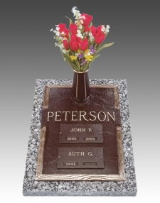 Simplicity Companion Cremation Grave Marker